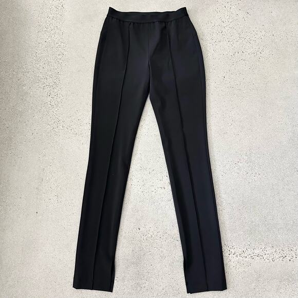 Helmut Lang Slit Legging Pants in Black - Picture 1 of 11
